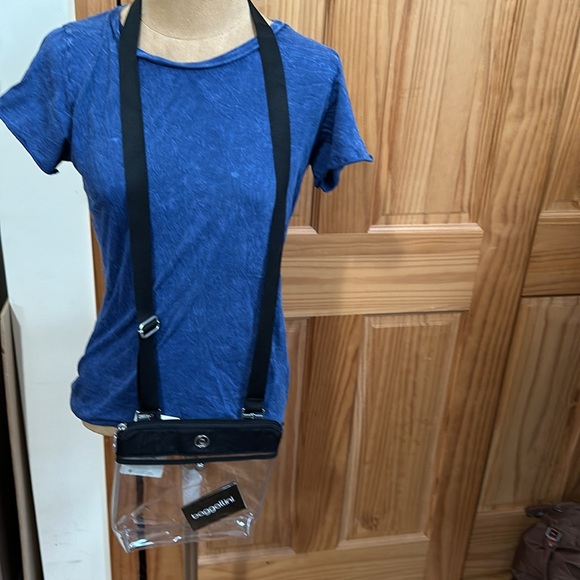 baggallini CLEAR CROSSBODY BAG water resistant NWT - Picture 9 of 14